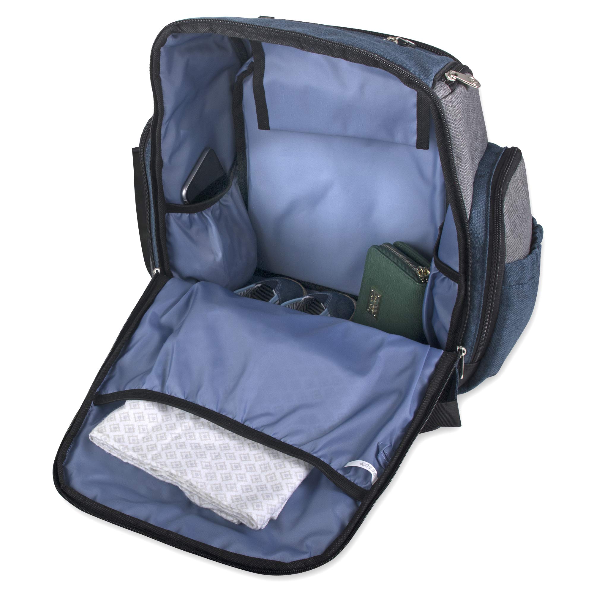 Foto 5 pulgar | Mochila Para Pañales Fisher-price Fastfinder Kaden Blue - Venta Internacional.