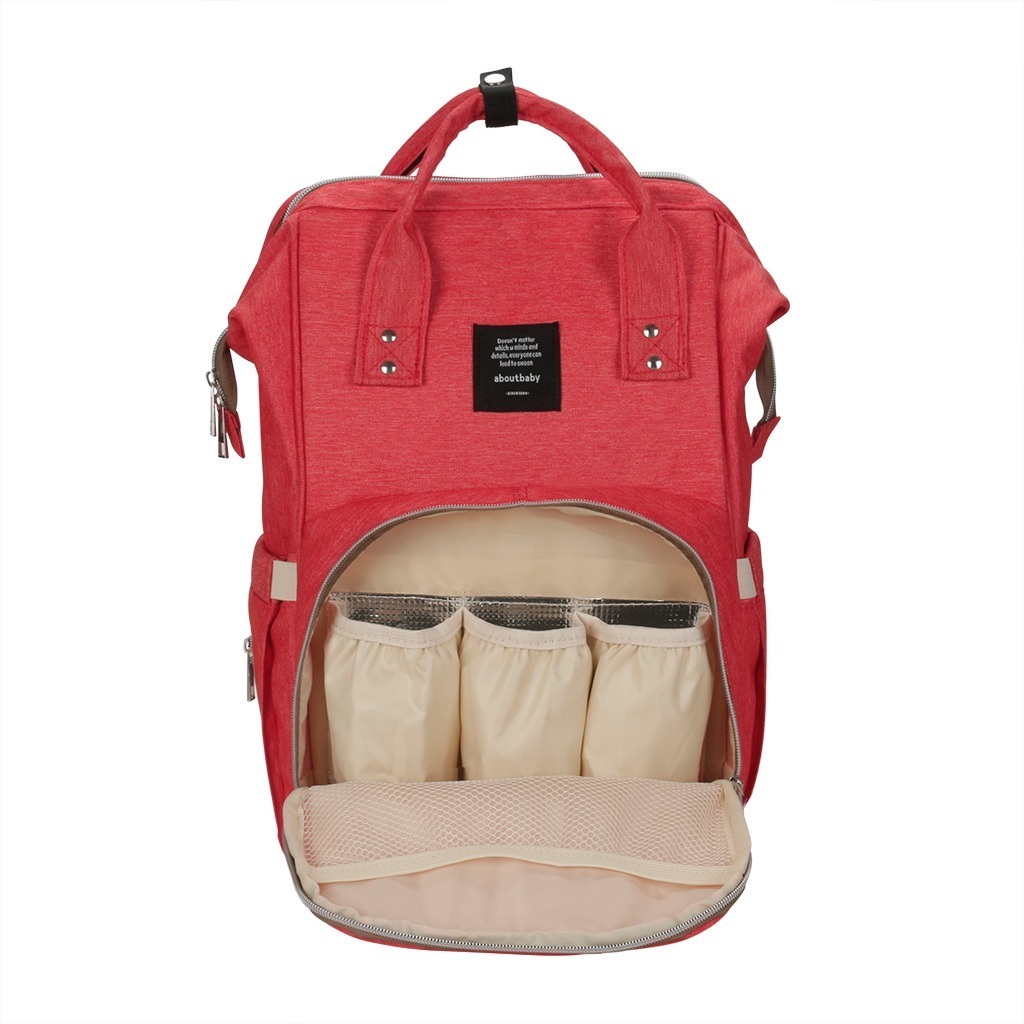 Foto 6 | Mochila Pañalera Land Moderna Practica Bebes Térmica Oxford Tangerina Ecobaby Original