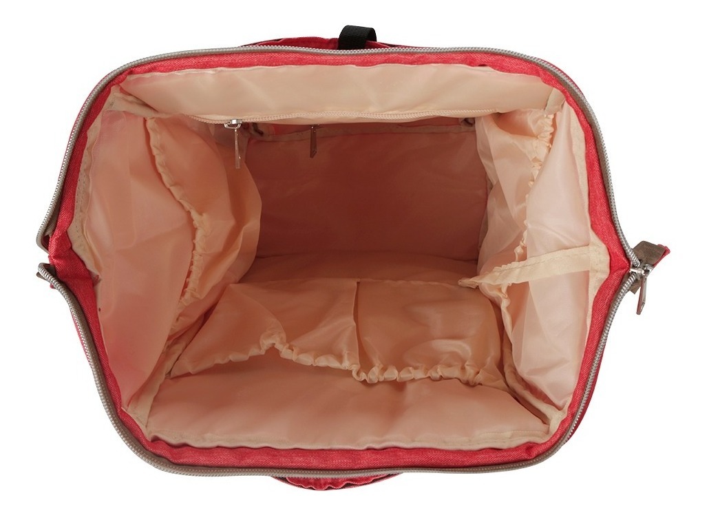 Foto 8 | Mochila Pañalera Land Moderna Practica Bebes Térmica Oxford Tangerina Ecobaby Original