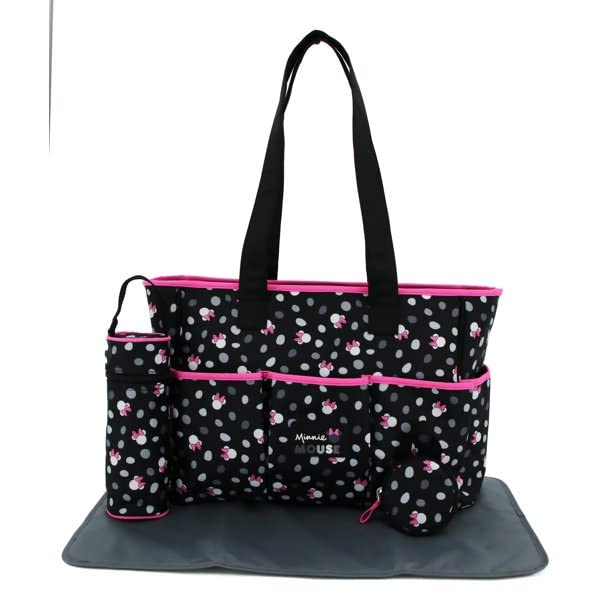 Bolsa De Pañales Disney Tote Ditsy Floral Con Accesorios - Venta Internacional.