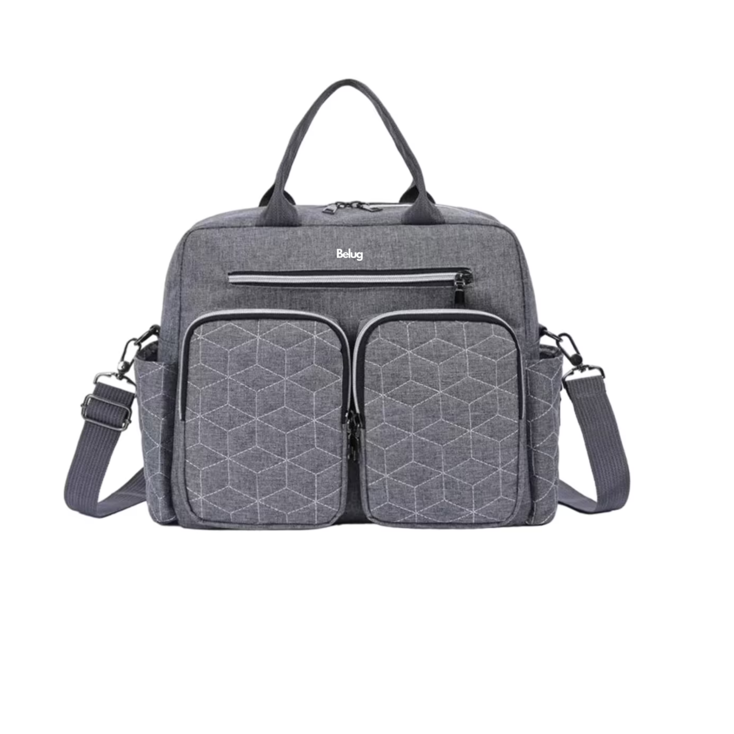 Foto 2 pulgar | Pañalera Multifuncional  Belug Mochila Moderna Para Viaje Y Mamá Gris Oscuro Figurada