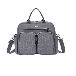 Foto 1 | Pañalera Multifuncional Belug Mochila Moderna Para Viaje Y Mamá Gris Oscuro Figurada