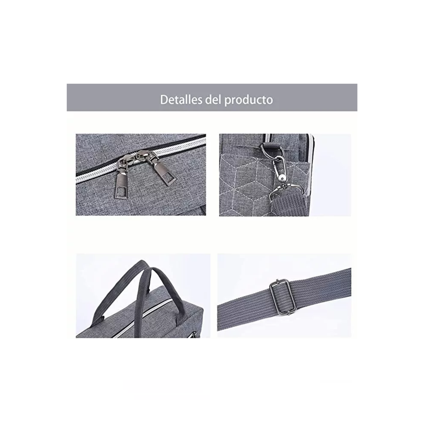 Foto 5 pulgar | Pañalera Multifuncional  Belug Mochila Moderna Para Viaje Y Mamá Gris Oscuro Figurada