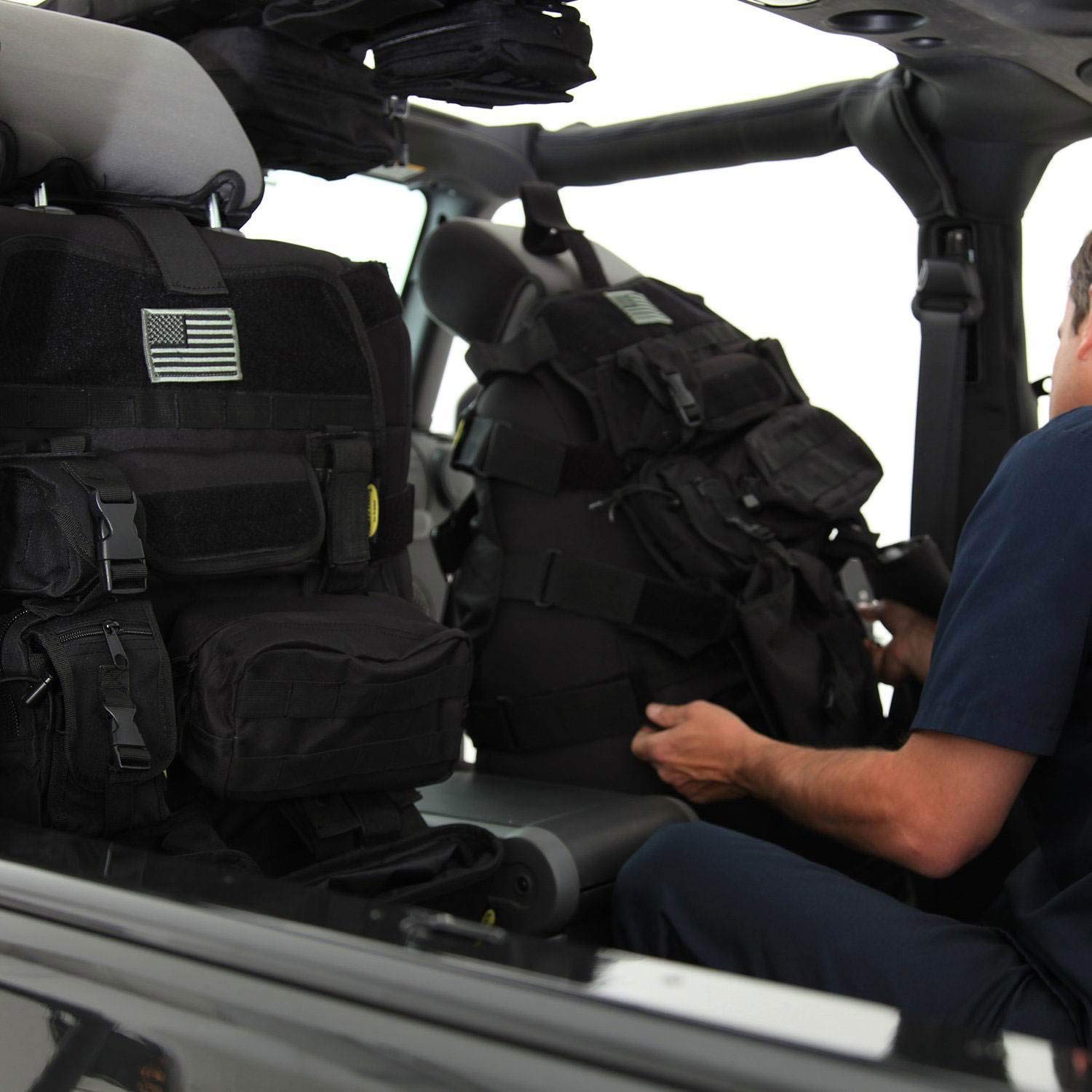 Foto 4 | Funda De Asiento Smittybilt Gear Front Black Para Jeep Wrangler - Venta Internacional.