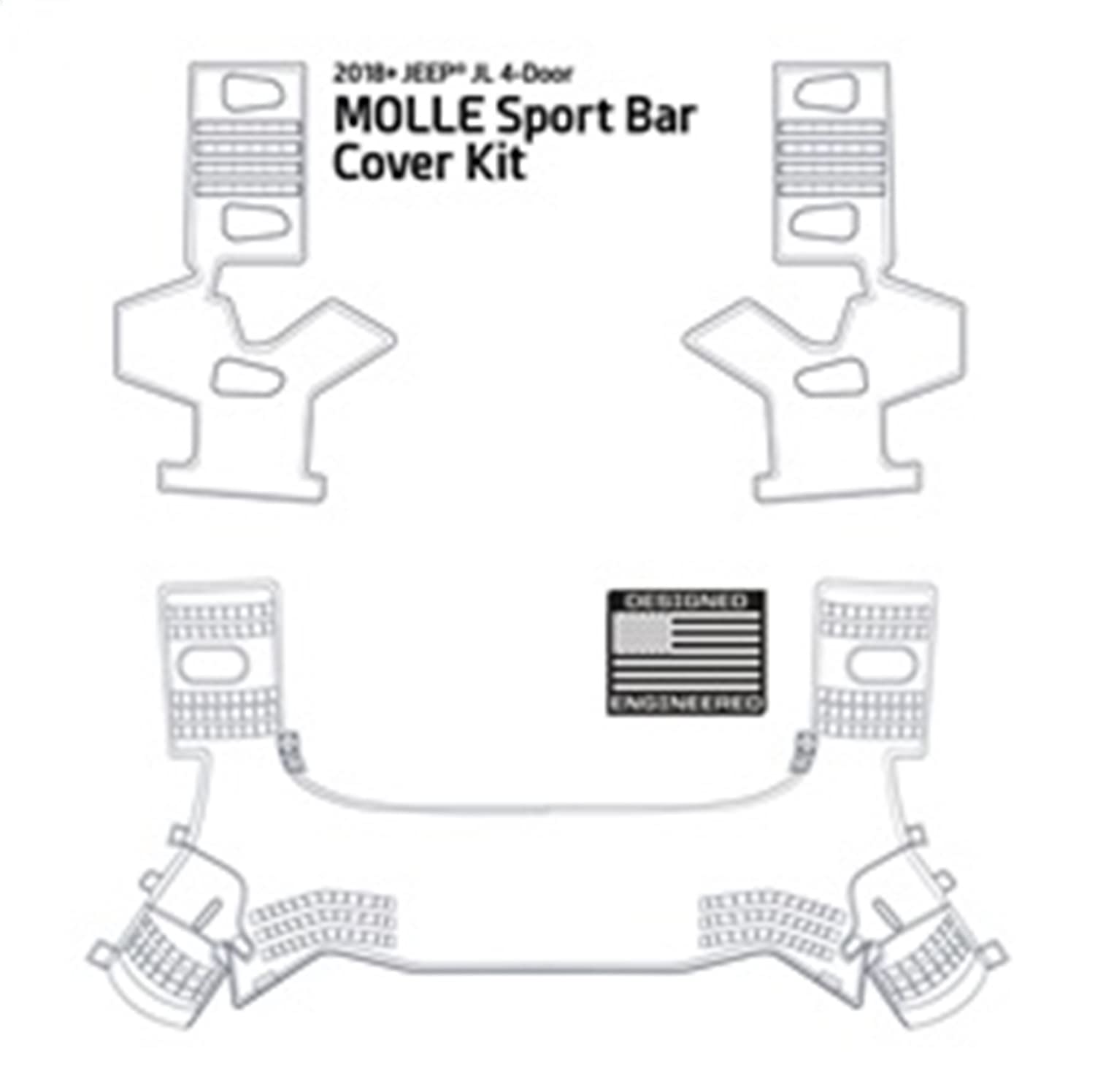 Foto 7 pulgar | Kit De Fundas Deportivas Smittybilt 5667201 Para Jeep Jl De 4 Puertas - Venta Internacional.