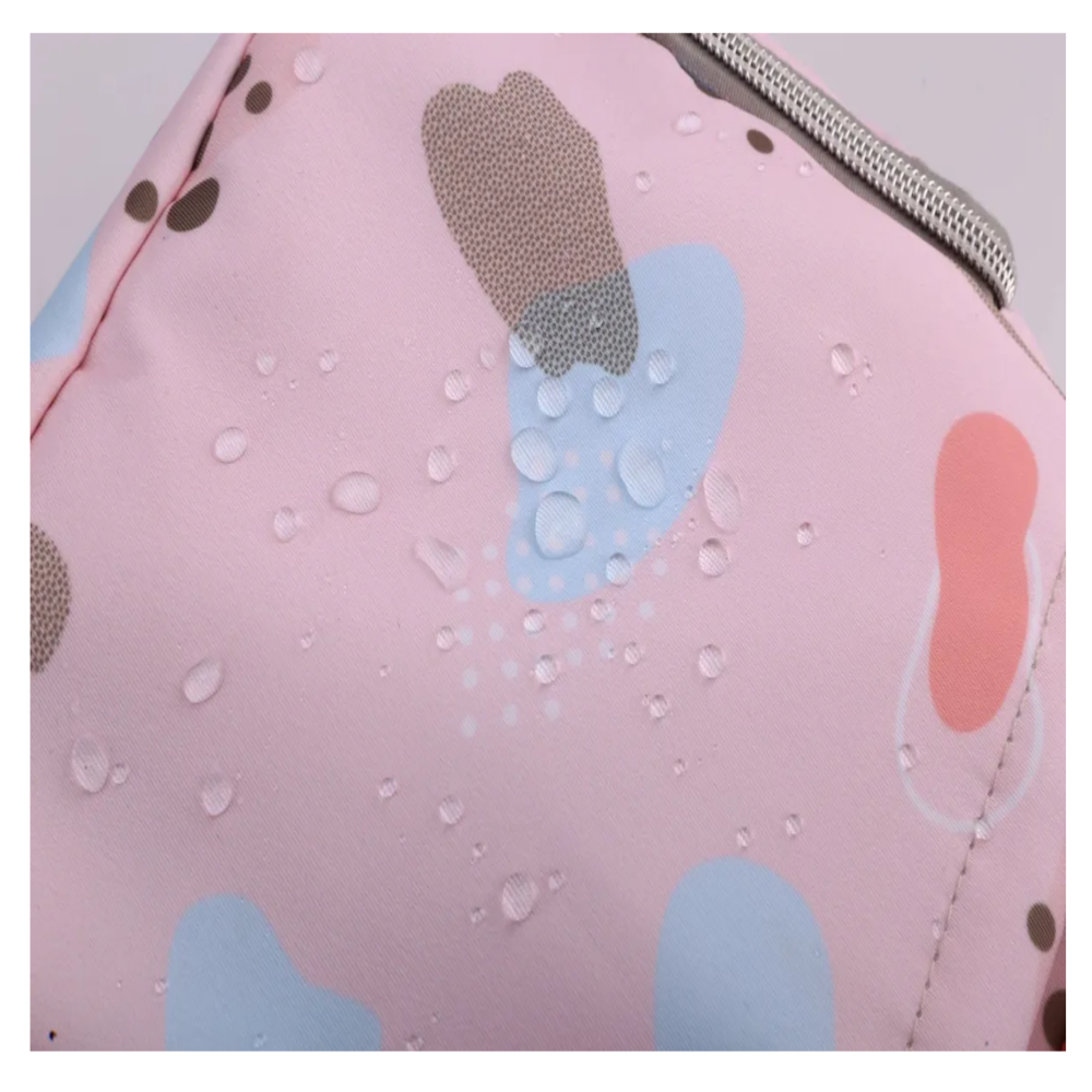Foto 4 pulgar | Bolsa Pañalera Moderna Para Bebe Impermeable Viaje Mochila  Lab.g , Rosa Diseños Colores
