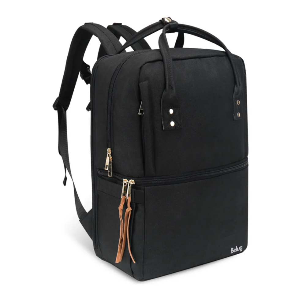 Foto 1 | Mochila Pañalera Impermeable Multifuncional Belug,  Negro