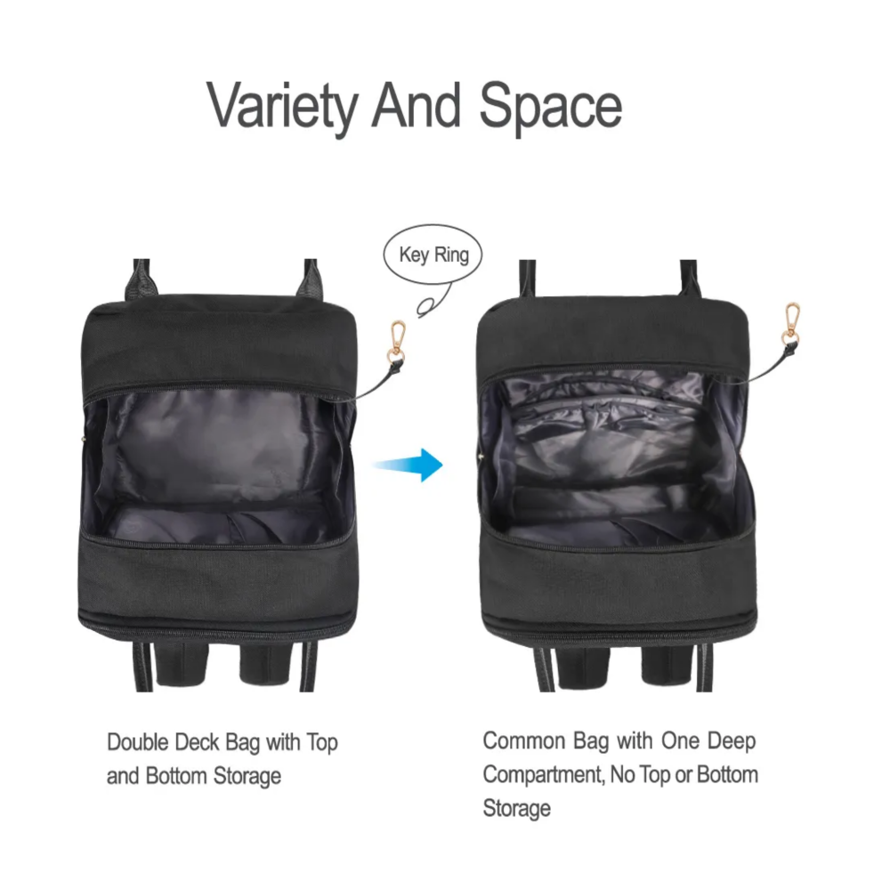 Foto 4 pulgar | Mochila Pañalera Impermeable Multifuncional Belug,  Negro