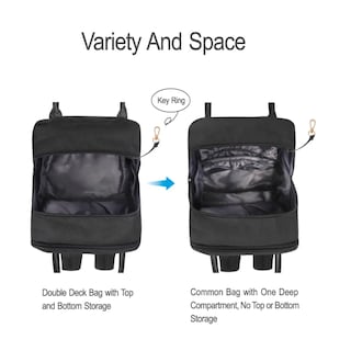 Foto 3 | Mochila Pañalera Impermeable Multifuncional Belug, Negro