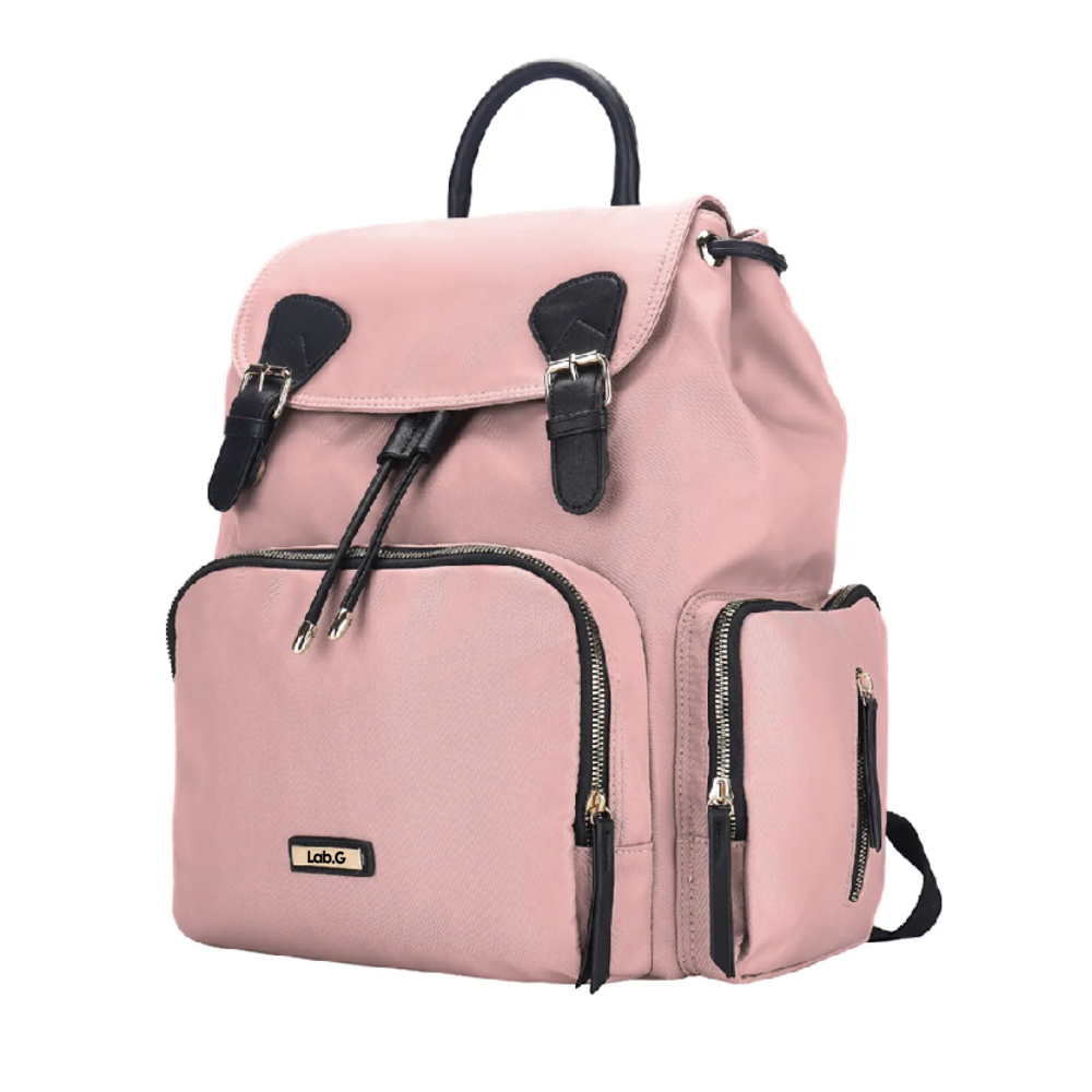 Foto 2 pulgar | Mochila Pañalera Multifunción Bolsa Impermeable Lab.g, Rosa