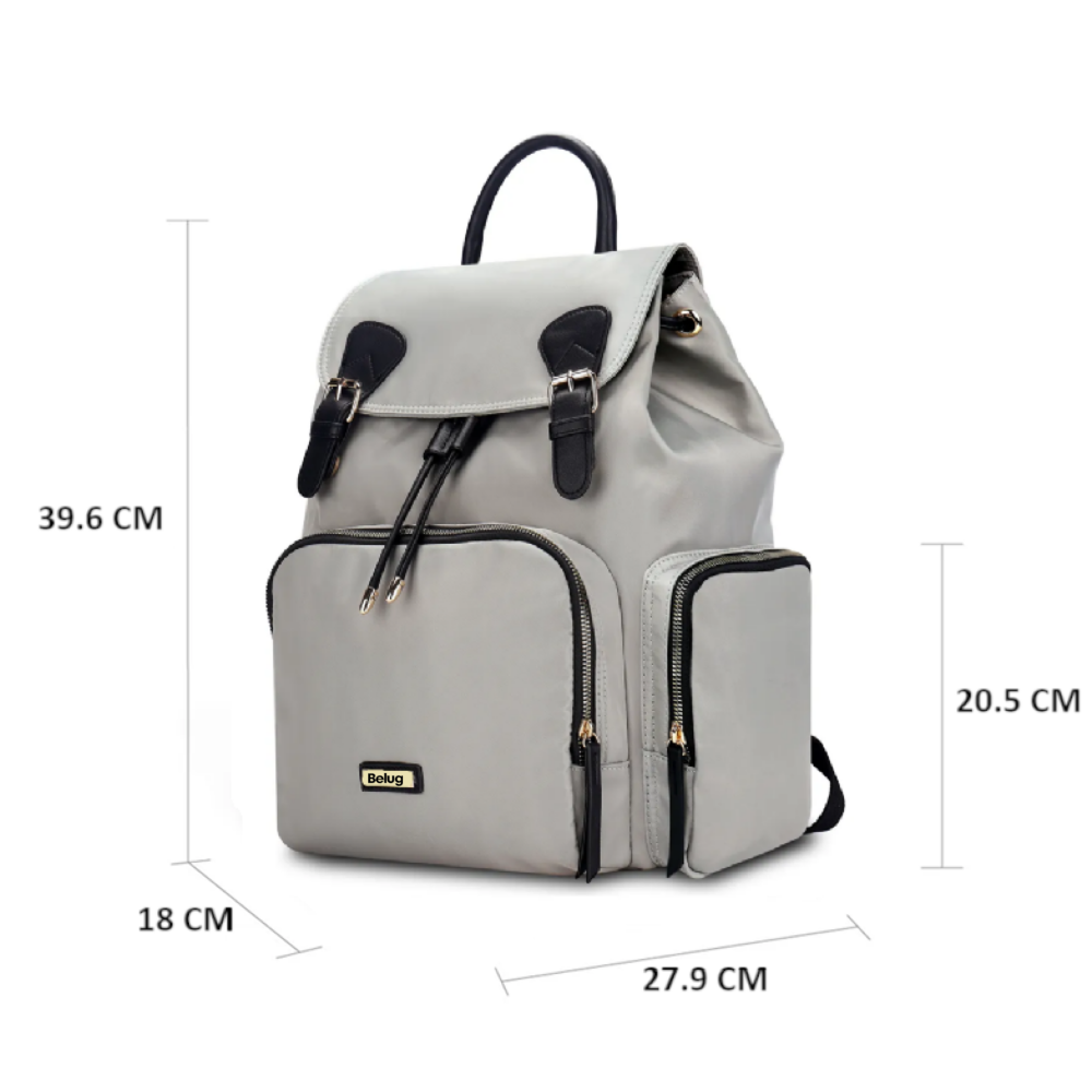 Foto 4 pulgar | Mochila Pañalera Multifunción Bolsa Impermeable Belug,  Gris