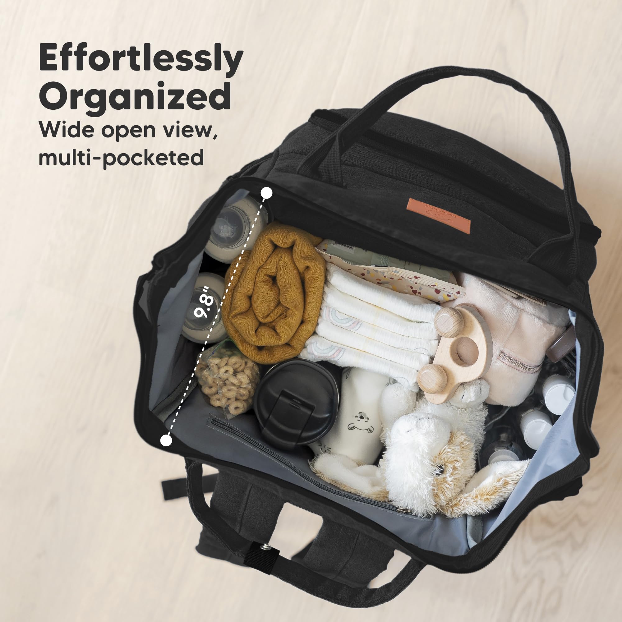 Foto 4 pulgar | Mochila Para Pañales Keababies Impermeable Para Bebé Niño/niña - Venta Internacional.