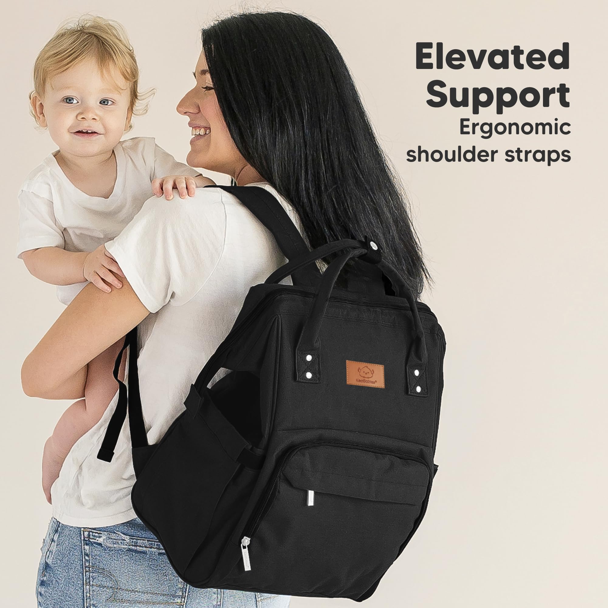 Foto 8 pulgar | Mochila Para Pañales Keababies Impermeable Para Bebé Niño/niña - Venta Internacional.