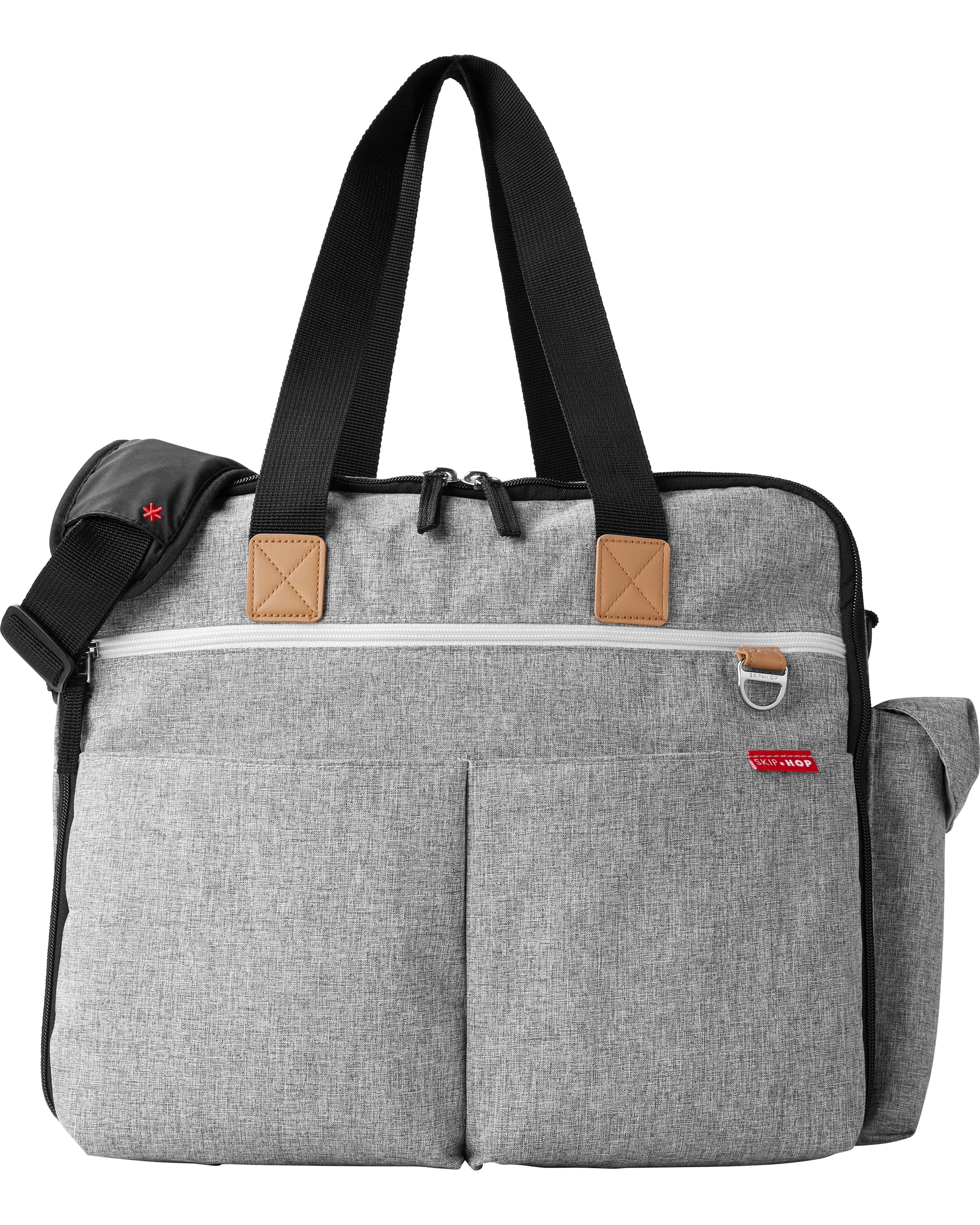 Foto 2 pulgar | Bolsa De Pañales Skip Hop Iconic Duo Weekender, Gris Melange - Venta Internacional.