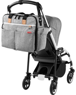 Foto 7 | Bolsa De Pañales Skip Hop Iconic Duo Weekender, Gris Melange - Venta Internacional.