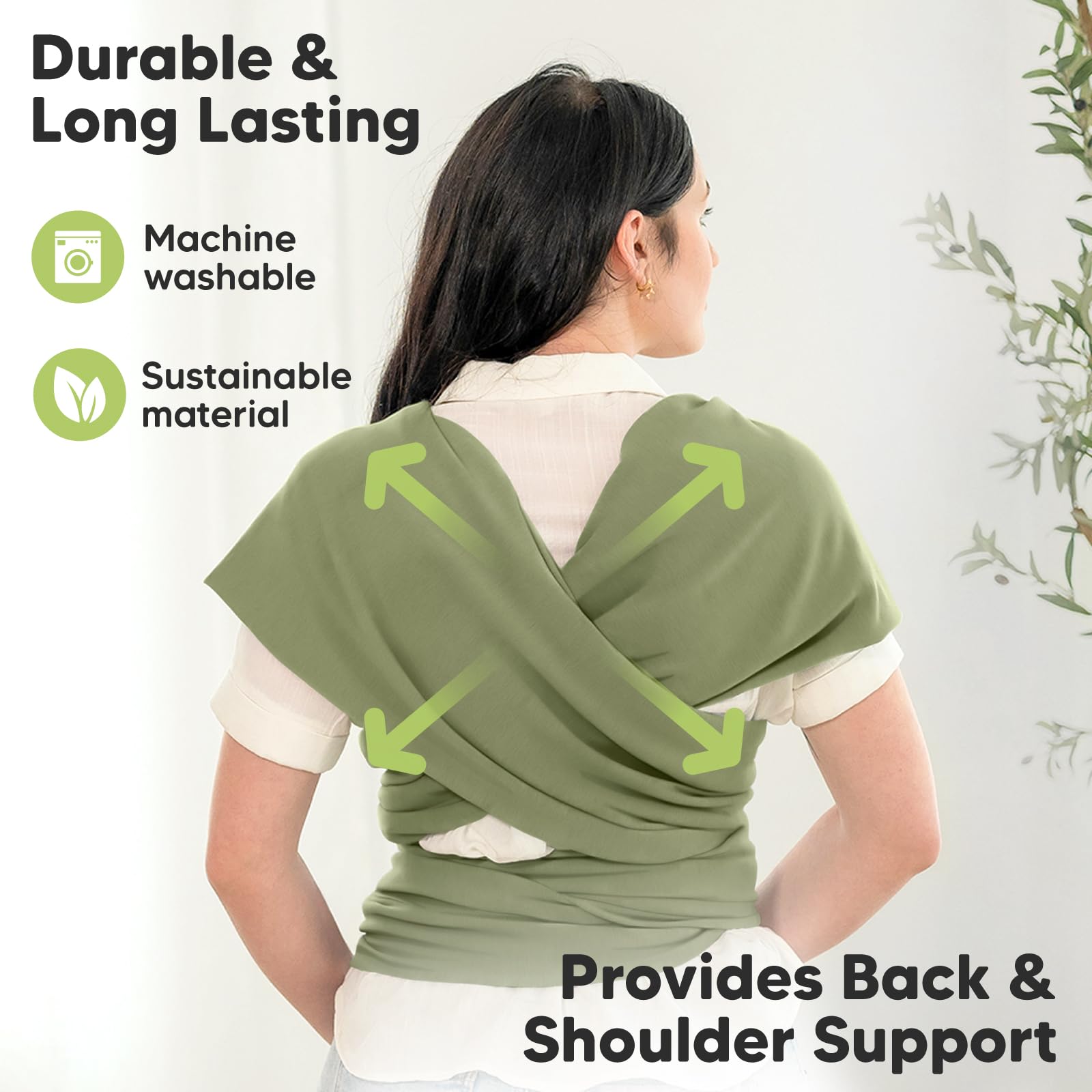 Foto 5 | Portabebés Keababies All In 1 Original Dusty Olive - Venta Internacional.