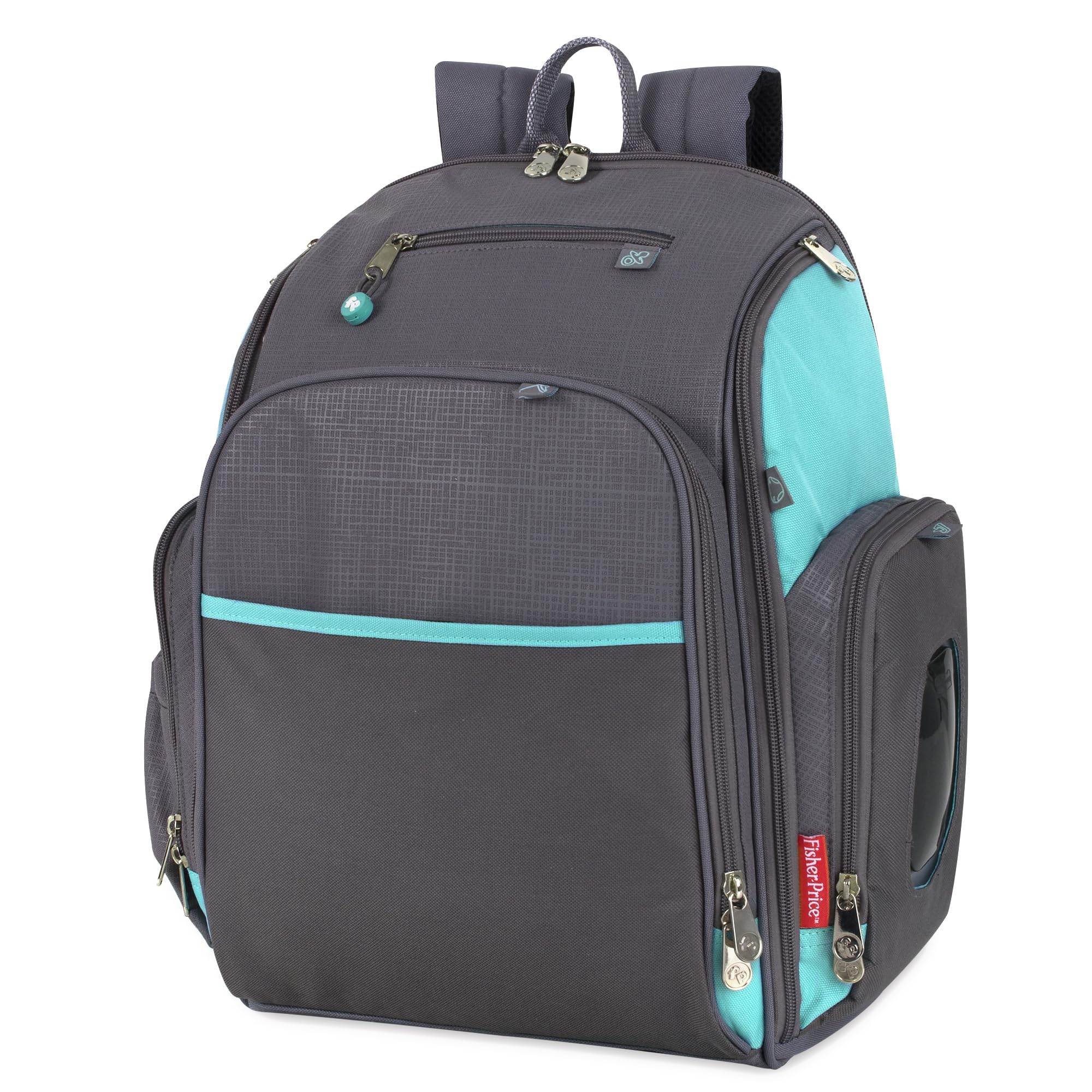 Foto 1 | Mochila Para Pañales Fisher-price Fastfinder Kaden Aqua - Venta Internacional.