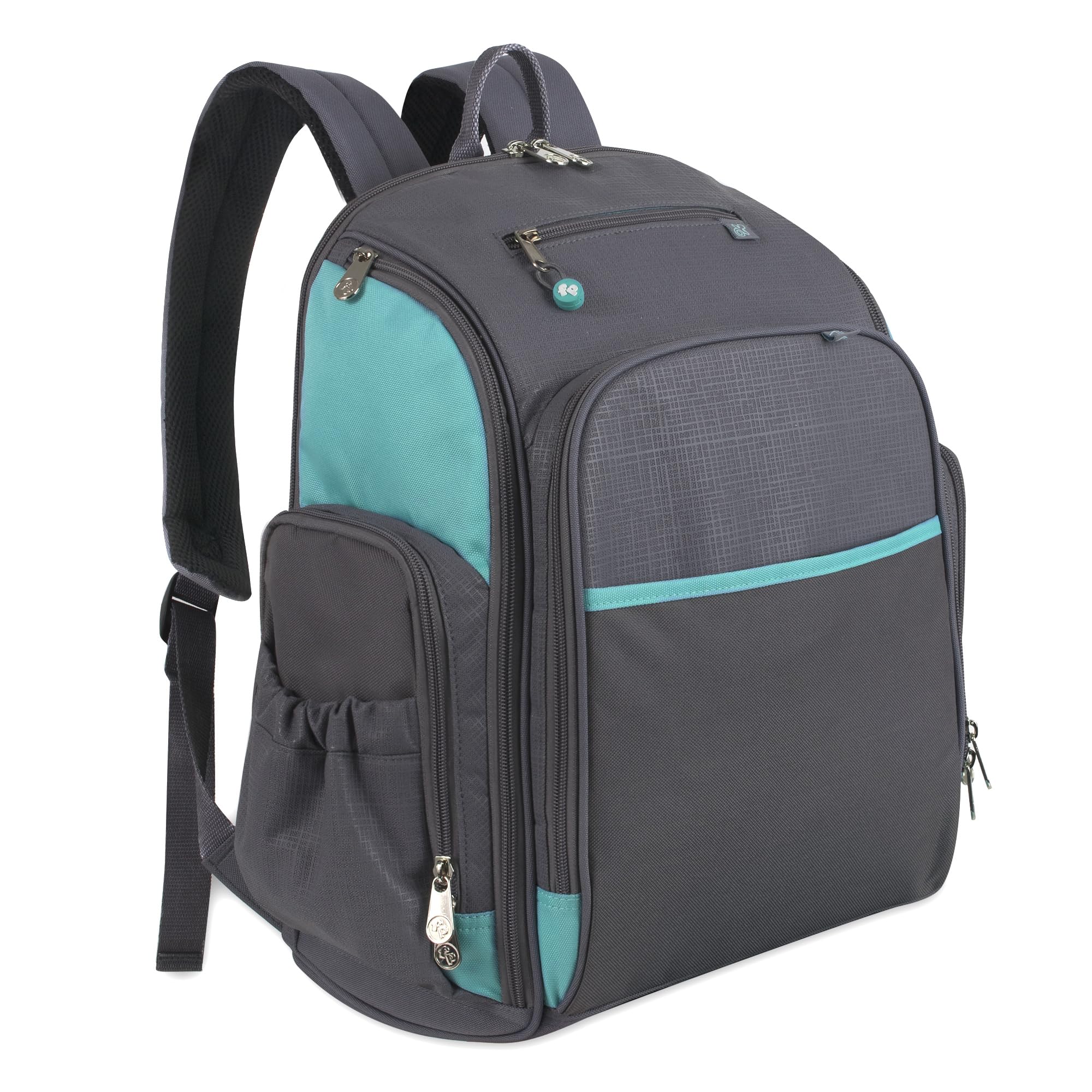 Foto 3 | Mochila Para Pañales Fisher-price Fastfinder Kaden Aqua - Venta Internacional.