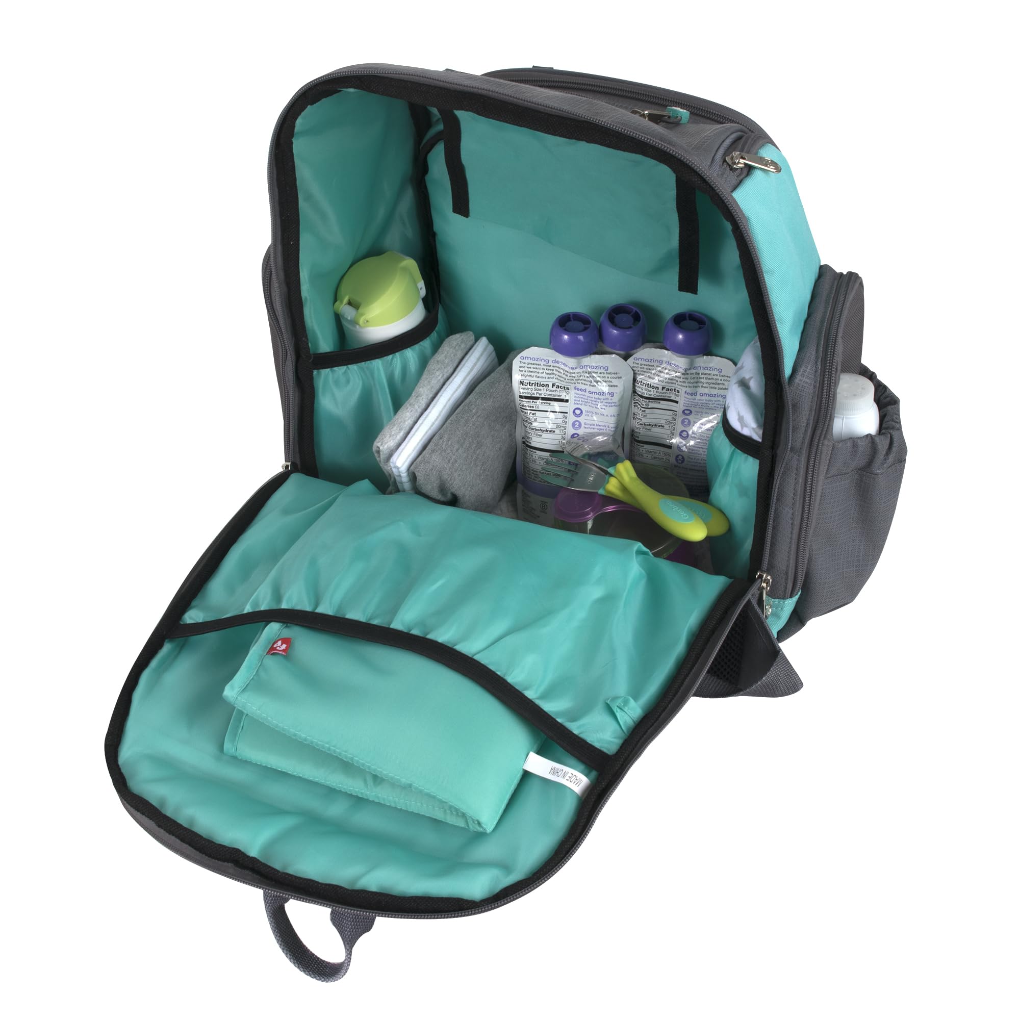 Foto 5 pulgar | Mochila Para Pañales Fisher-price Fastfinder Kaden Aqua - Venta Internacional.