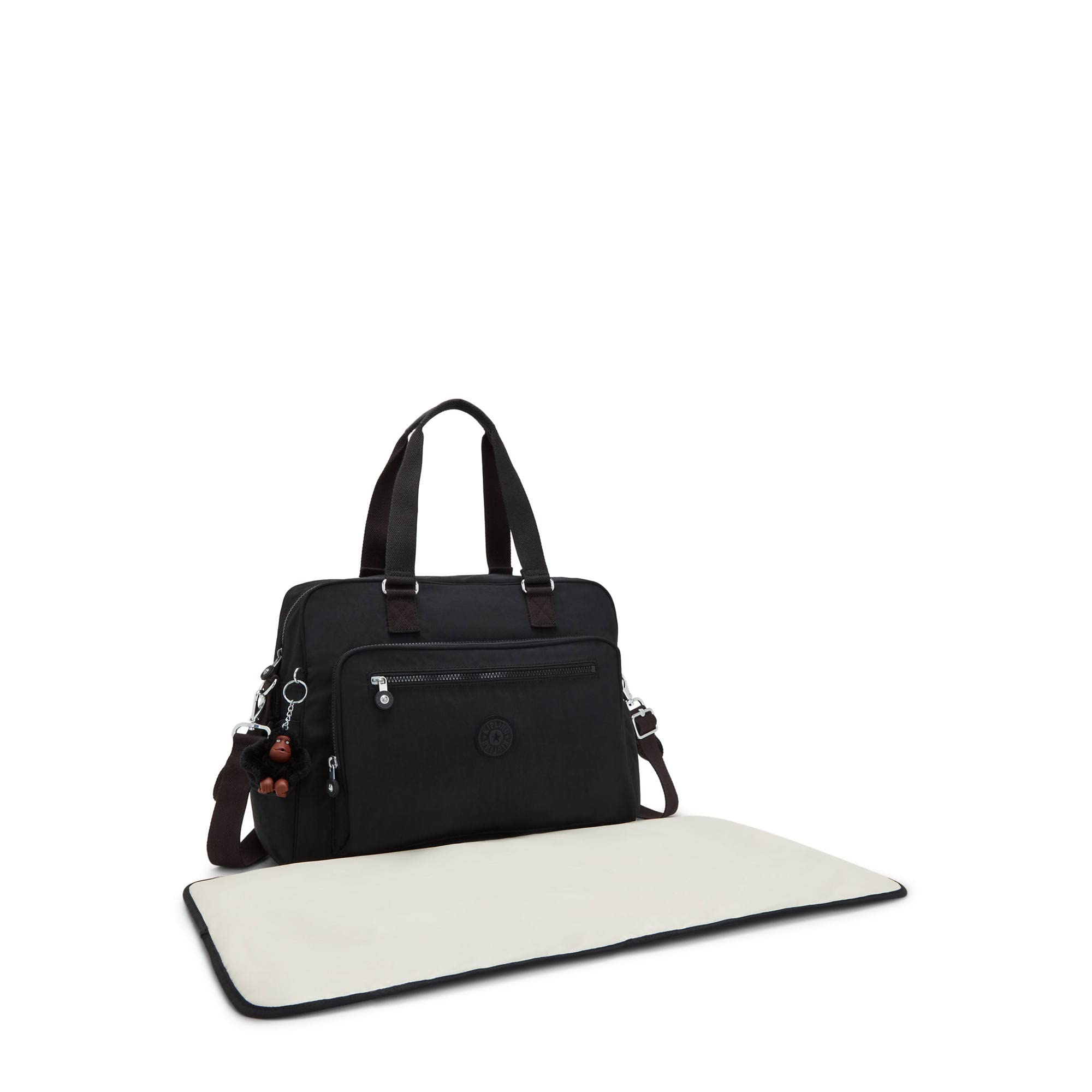 Foto 3 pulgar | Bolsa De Pañales Kipling Alanna, Nailon Tonal Negro, 22 Litros, Con Cambiador - Venta Internacional.