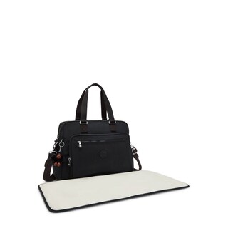 Foto 2 | Bolsa De Pañales Kipling Alanna, Nailon Tonal Negro, 22 Litros, Con Cambiador - Venta Internacional.