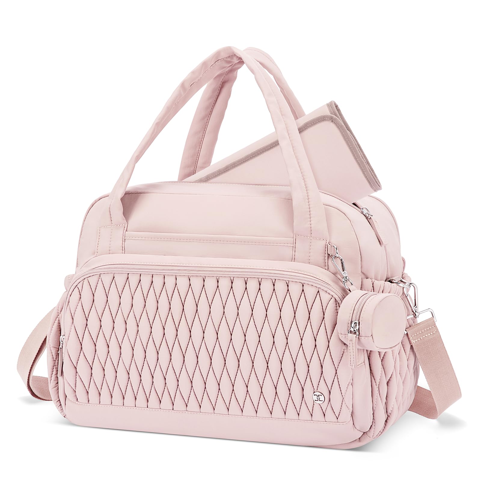 Foto 1 | Bolsa De Pañales Telena Travel Crossbody, Grande, Rosa Con Funda - Venta Internacional.