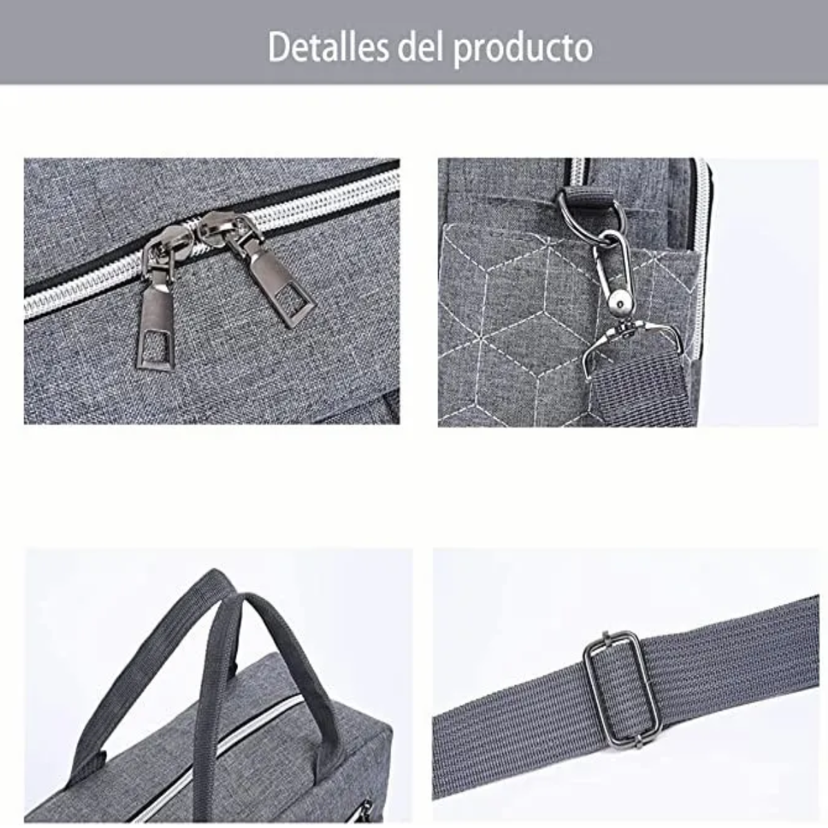 Foto 5 pulgar | Bolso Multifuncional Mochila Moderna Para Viaje Lab.g Gris