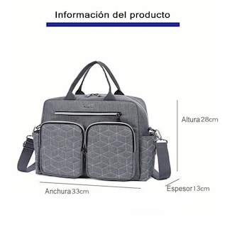 Foto 5 | Bolso Multifuncional Mochila Moderna Para Viaje Lab.g Gris