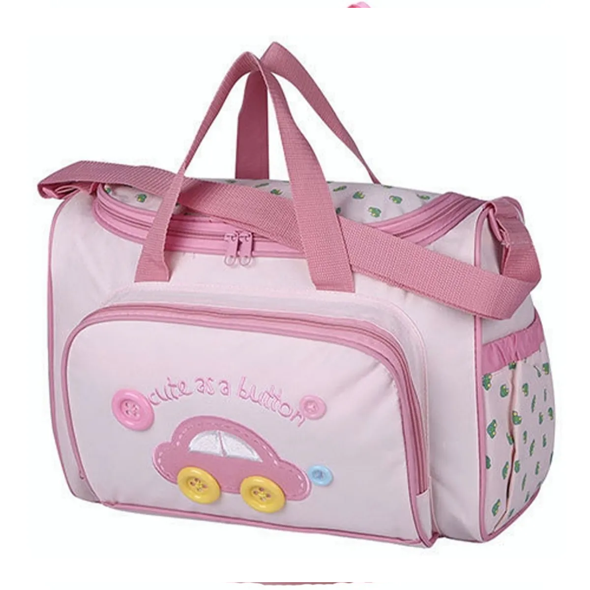 Foto 5 pulgar | Set 4 Bolsas Lab.g Panaleras Cambiador Bebe Botella Viaje Multiuso Rosa