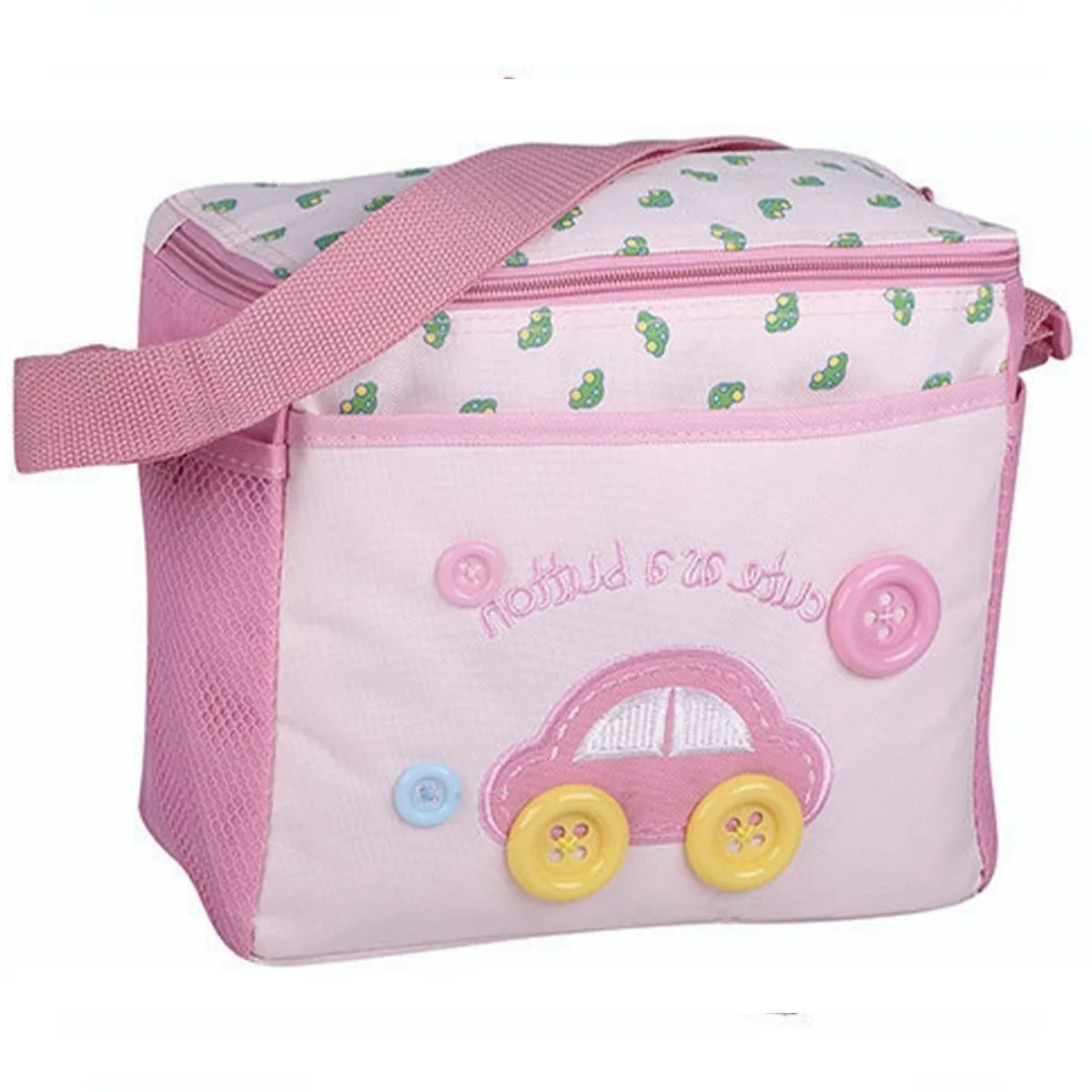 Foto 6 pulgar | Set 4 Bolsas Lab.g Panaleras Cambiador Bebe Botella Viaje Multiuso Rosa