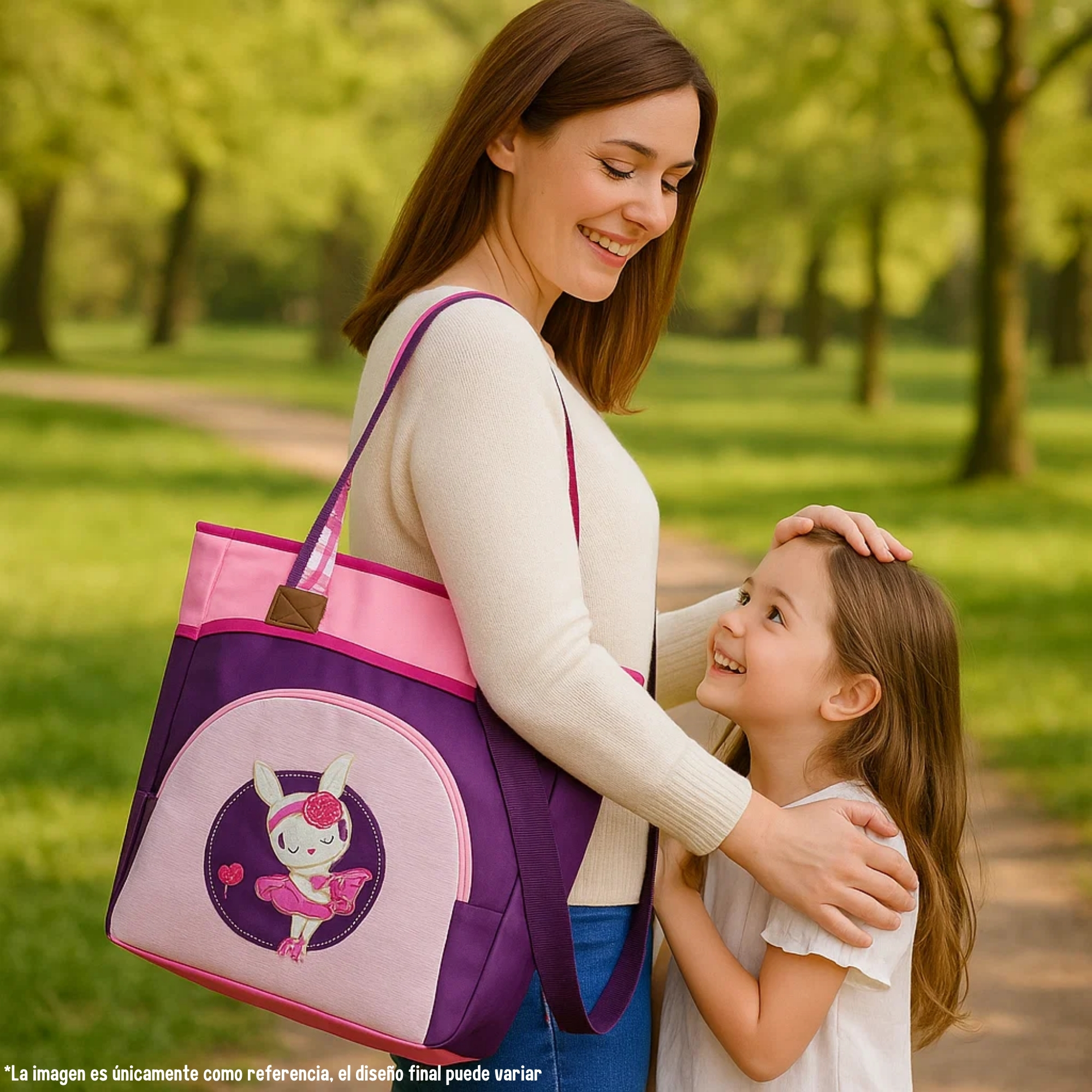 Foto 6 | Pañalera Conejito Dyaly Para Bebe Color Rosa