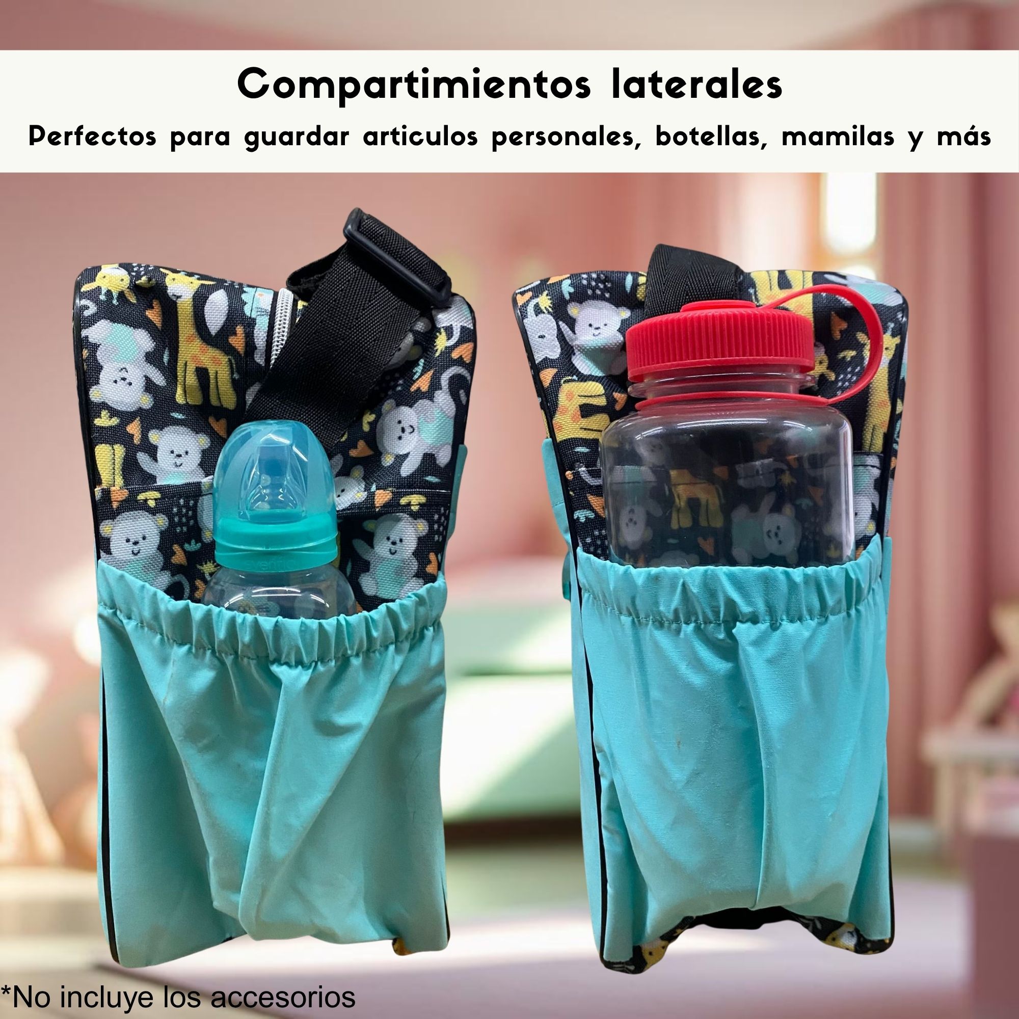 Foto 5 | Pañalera Yoshita Jirafas Color Aqua