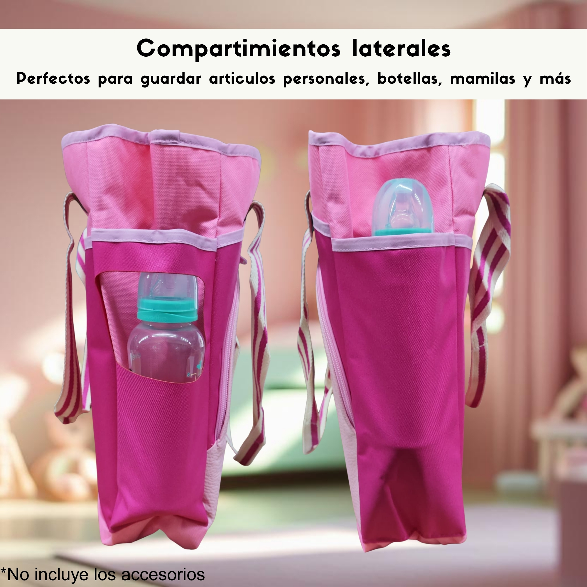 Foto 5 pulgar | Pañalera Unicornio  Dyaly Para Bebe Color Rosa