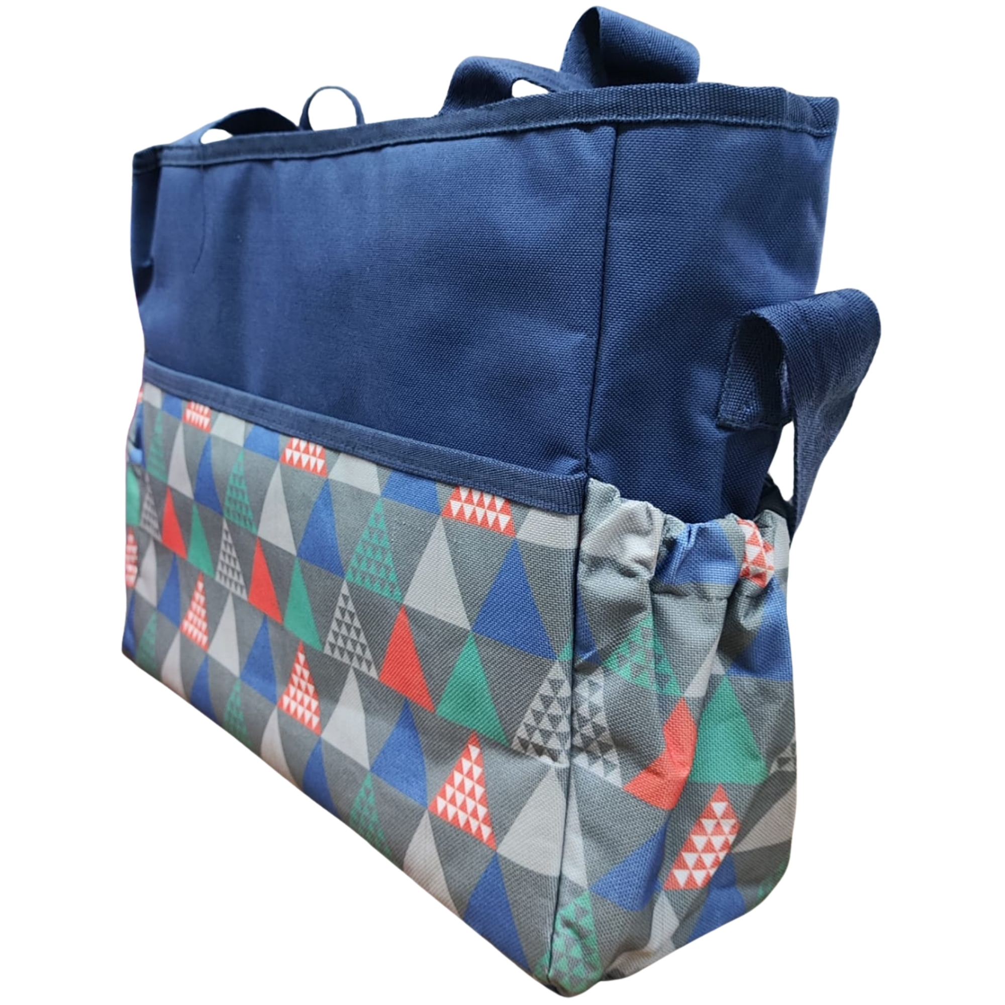 Foto 1 | Pañalera Triangulos Economica Para Bebe  Color Azul