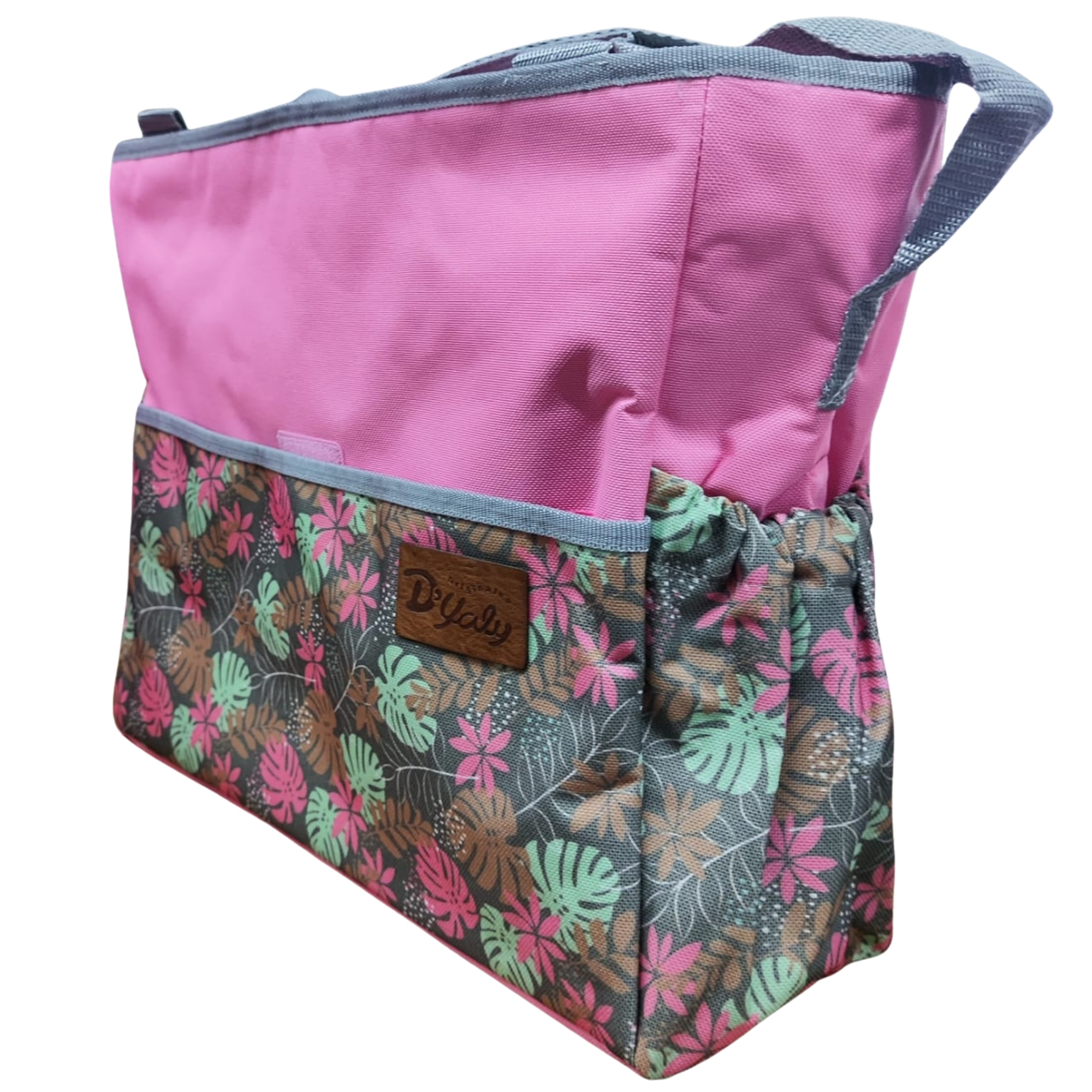 Pañalera Hojas Economica Para Bebe Color Rosa