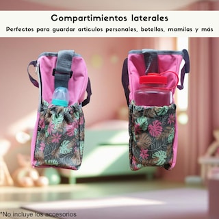Foto 4 | Pañalera Hojas Economica Para Bebe Color Rosa