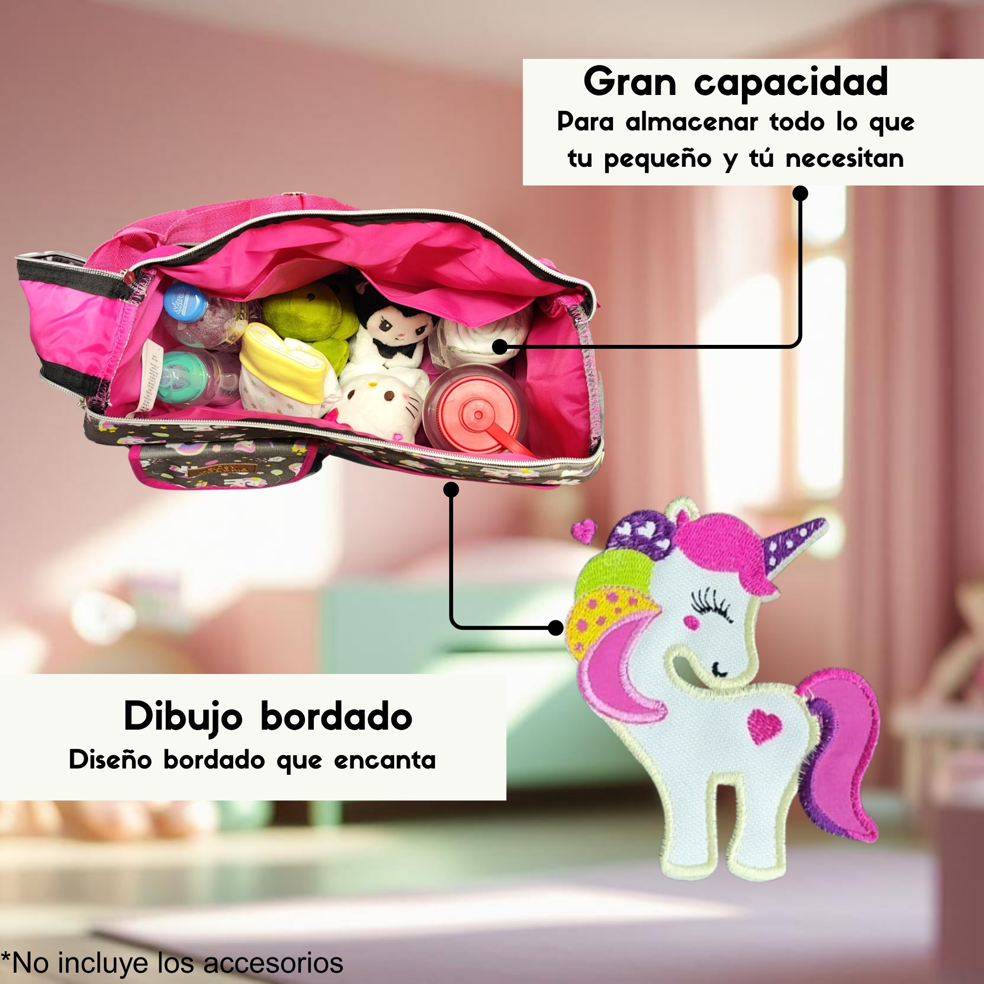 Foto 4 pulgar | Pañalera Dyaly Rafita Unicornio