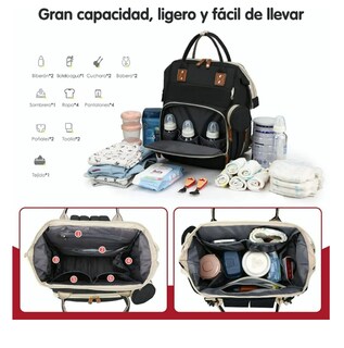 Foto 2 | Pañalera Mochila Impermeable Pañaleras Para Bebe
