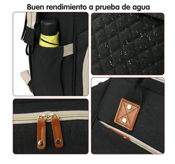 Foto 4 pulgar | Pañalera Mochila Impermeable Pañaleras Para Bebe