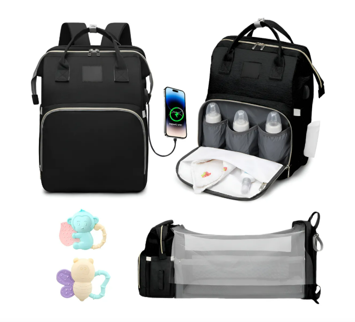 Foto 1 | Mochila Bolsa De Pañales Cuna Portátil
