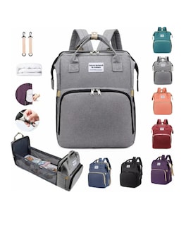 Foto 1 | Mochila Panalera Cuna Impermeable Multifunción Bebe Viaje Grey