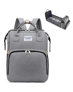 Foto 2 | Mochila Panalera Cuna Impermeable Multifunción Bebe Viaje Grey