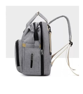 Foto 4 | Mochila Panalera Cuna Impermeable Multifunción Bebe Viaje Grey