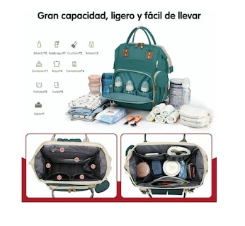 Foto 2 | Pañalera Mochila Impermeable Pañaleras Para Bebe