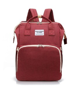 Foto 2 | Mochila Panalera Cuna Impermeable Multifunción Bebe Viaje Color Rojo