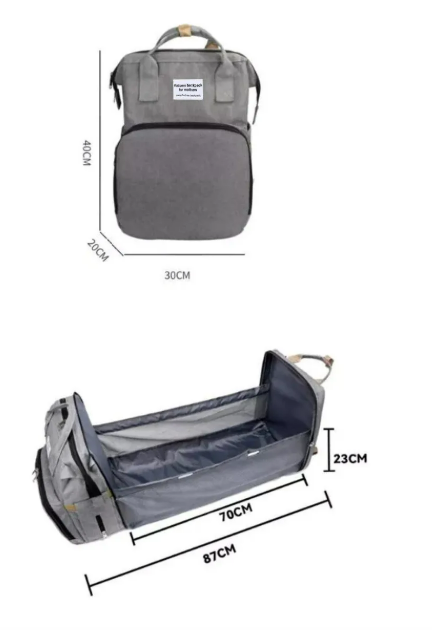 Foto 4 pulgar | Mochila Panalera Cuna Impermeable Multifunción Bebe Viaje Color Rojo