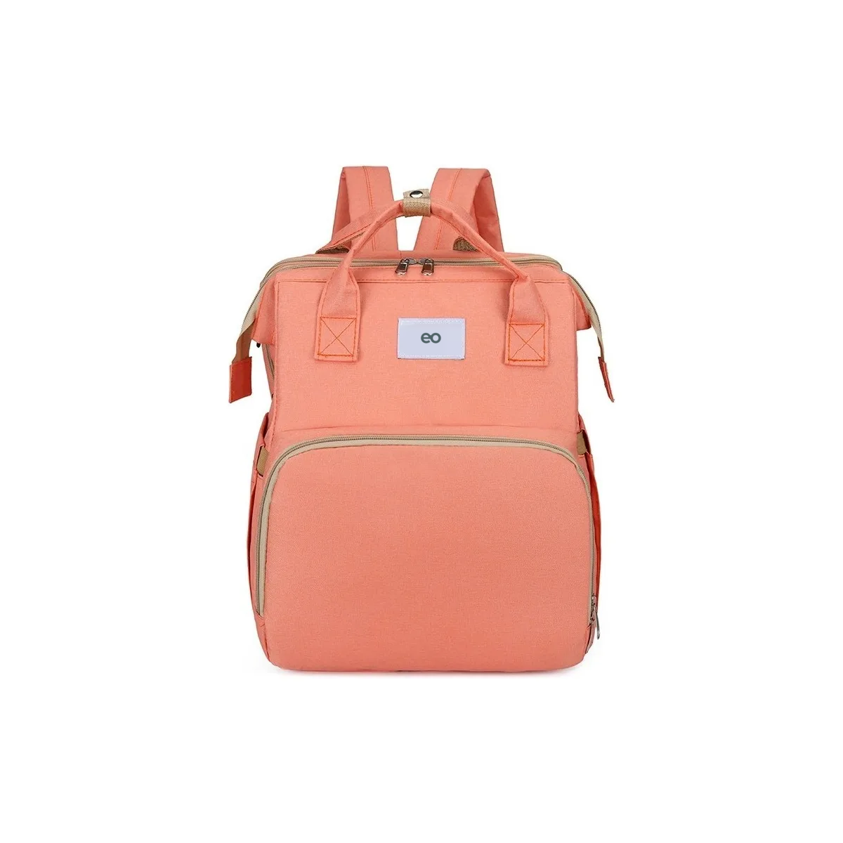 Foto 2 pulgar | Mochila Pañalera Impermeable Multifunción Eo Safe Imports Esi-21114 Color Naranja