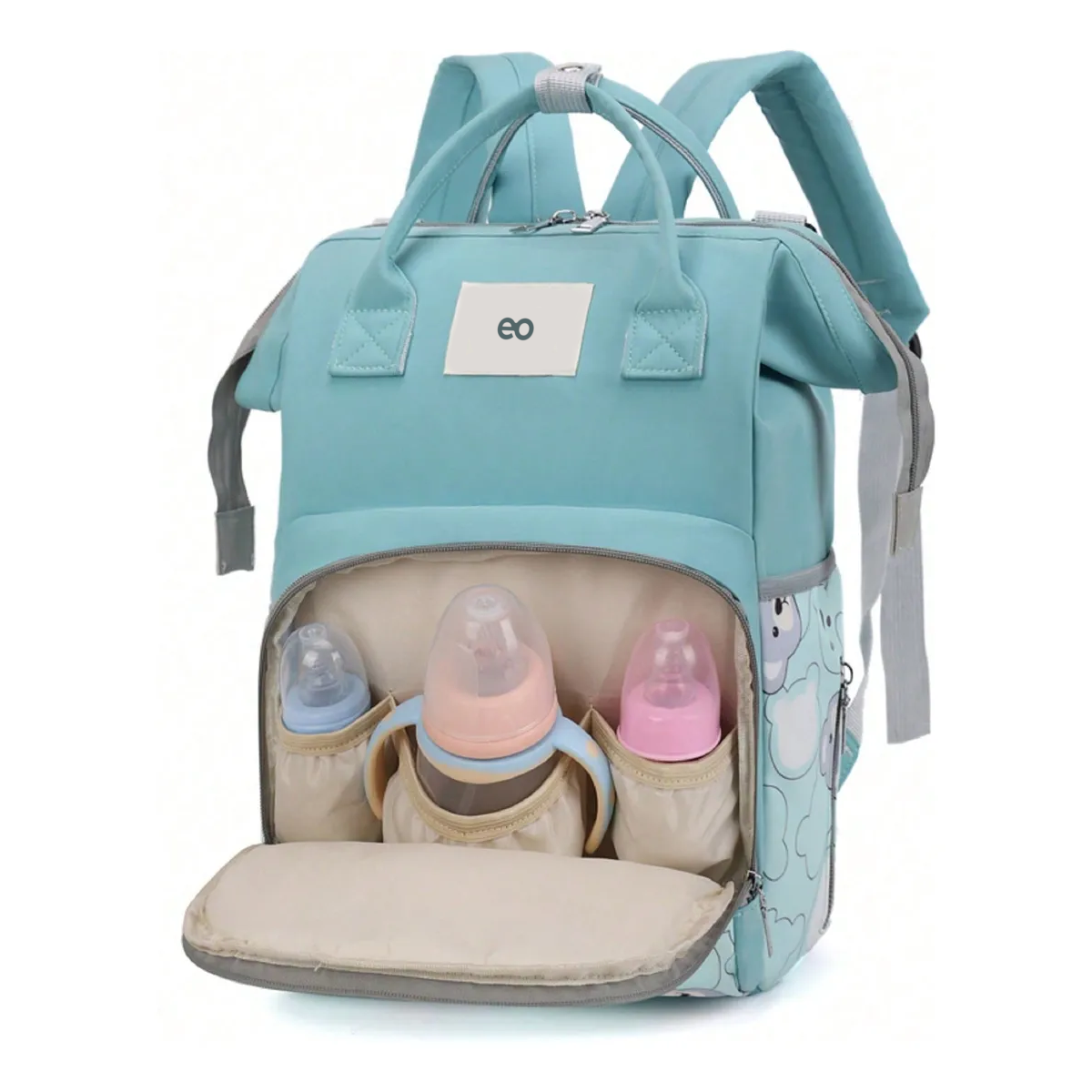 Foto 3 pulgar | Mochila Pañaleras Impermeable Multiusos Eo Safe Imports Esi-21117 Azul