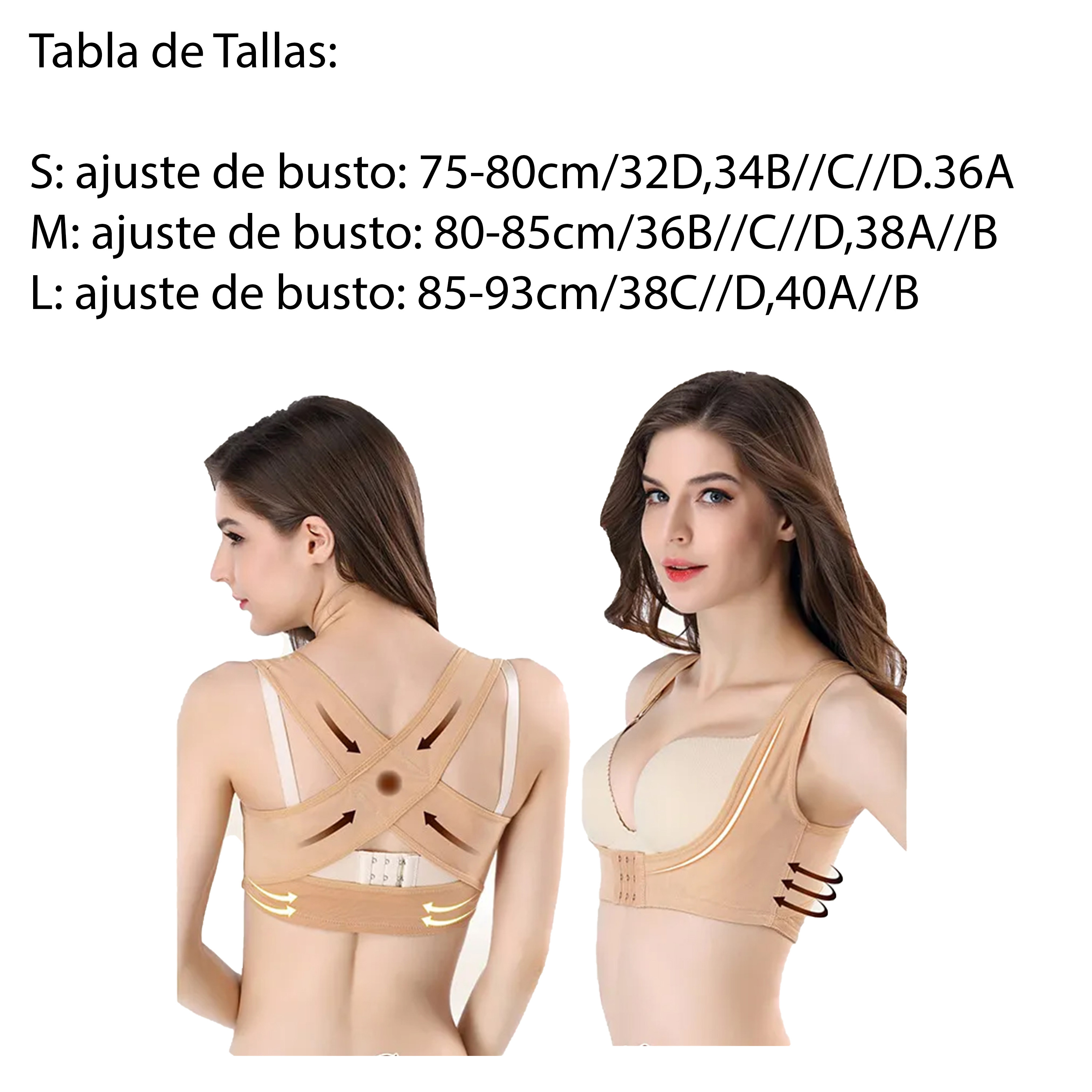 Foto 4 pulgar | Faja Post Parto 3 En 1 Mas Faja Levanta Busto Corrige Postura Ecobaby Original