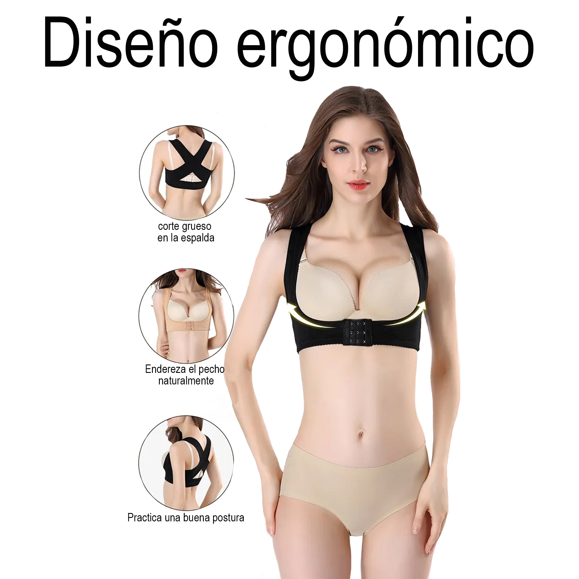 Foto 8 pulgar | Faja Post Parto 3 En 1 Mas Faja Levanta Busto Corrige Postura Ecobaby Original
